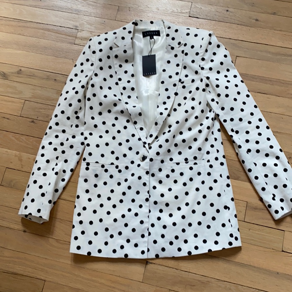 Boyfriend Blazer Polka Dot bu Laveer